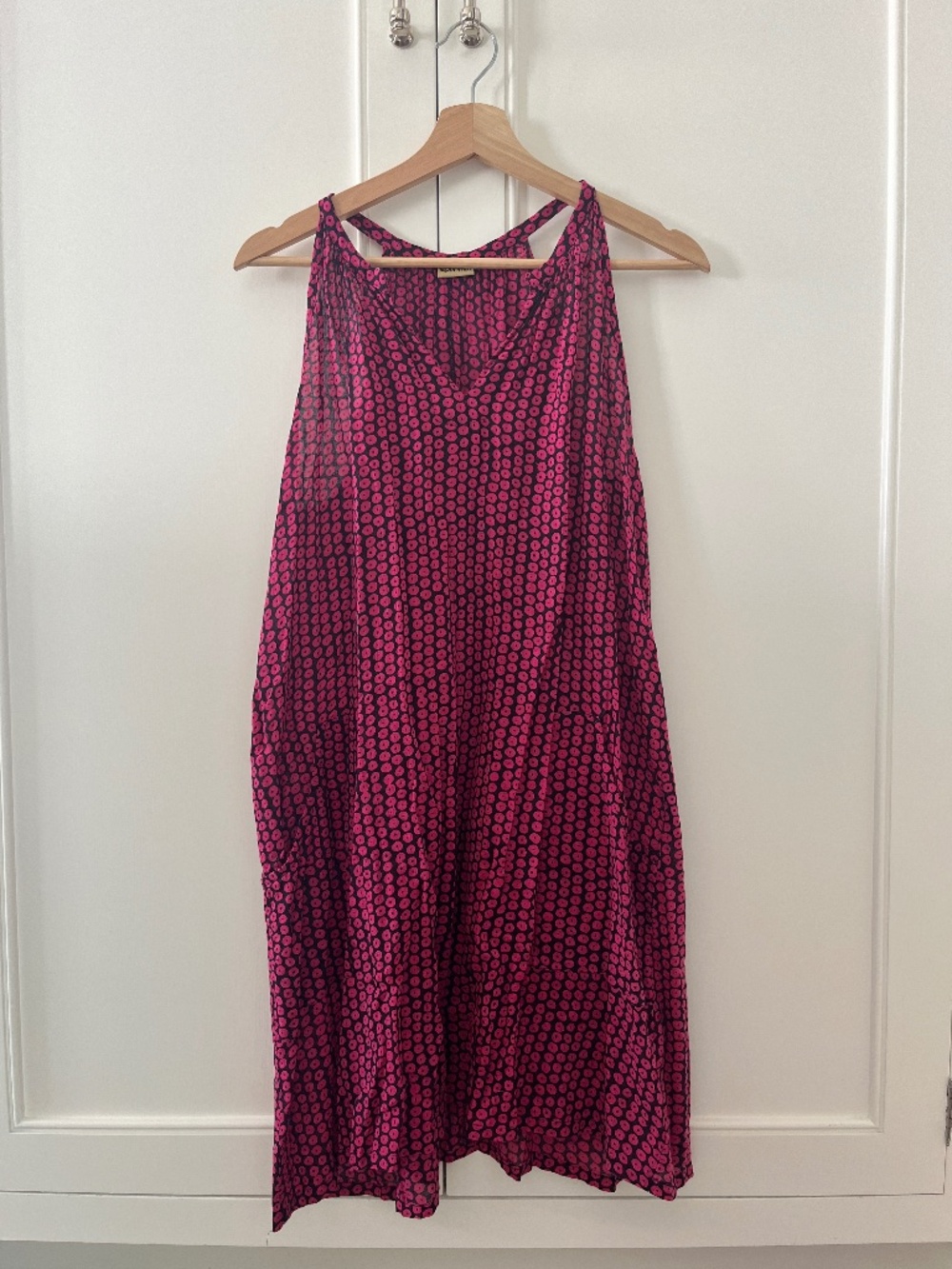 Patterned Babydoll Dress